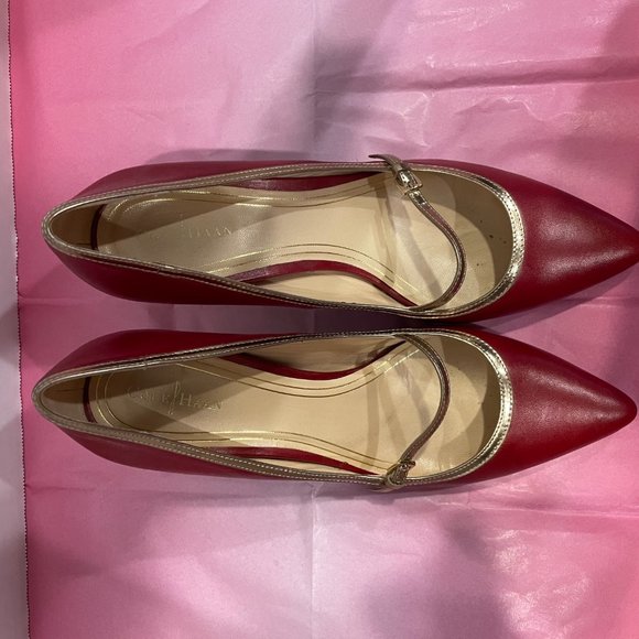 Cole Haan Size 9 Red Heels - Picture 10 of 11